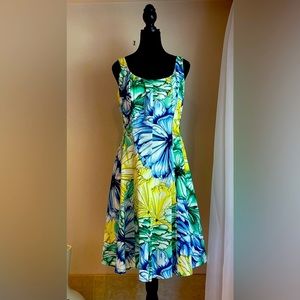 Figure flattering summer cocktail dress